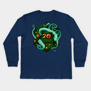 Eldritch Horror D20 Kids Long Sleeve T-Shirt